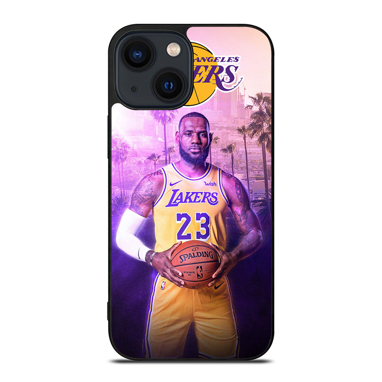 WIND AND SEA／NBA（LAKERS）：iPhone14 - スマホアクセサリー